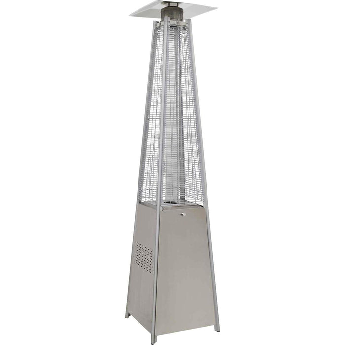 Dellonda Pyramid Gas Patio Heater 13kW Commercial Garden Use Stainless Steel Dellonda - UK Camping And Leisure