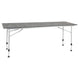 Travellife Sorrento table extendable honeycomb dark grey 180 Gris Fonce Travellife - UK Camping And Leisure