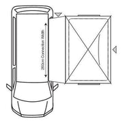 Outdoor Revolution Cayman Cuda F/G Driveaway Awning Campervan (180-240) Outdoor Revolution - UK Camping And Leisure