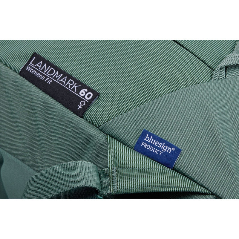Thule Landmark 60L Women's travel pack hazy green Thule - UK Camping And Leisure