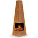 Dellonda Chiminea Wood Burner Heater for Outdoors W45cm x H150cm Corten Steel Dellonda - UK Camping And Leisure