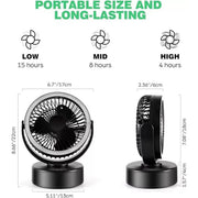 Camptech Luna 2 In 1 LED Light & Fan Camptech - UK Camping And Leisure