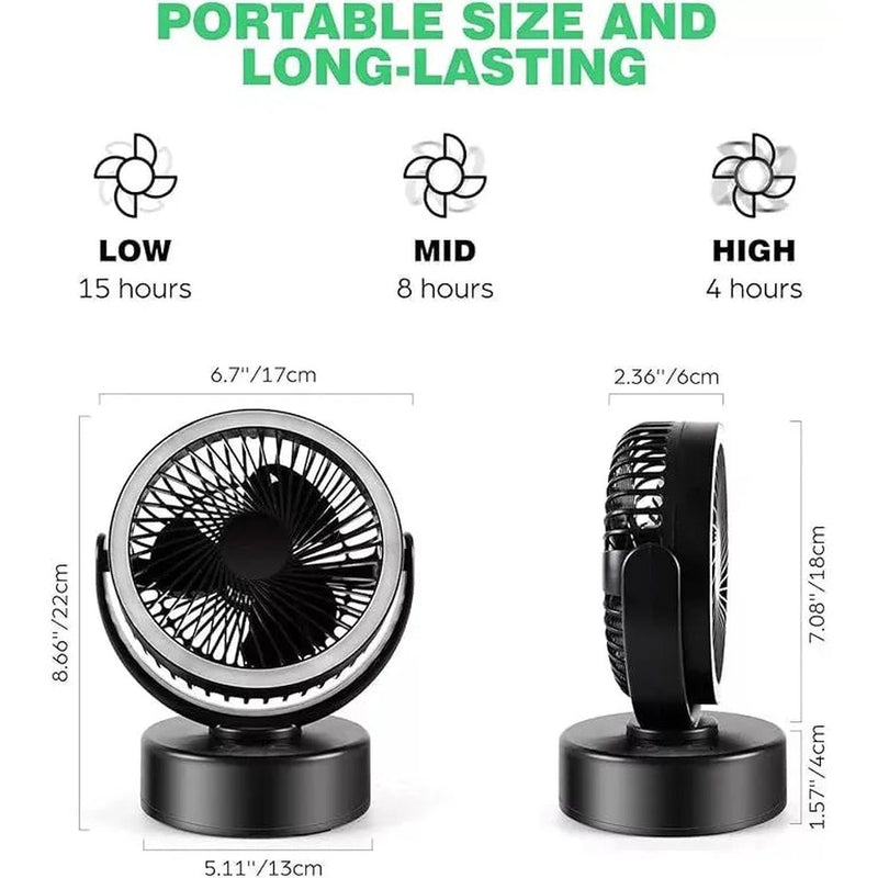Camptech Luna 2 In 1 LED Light & Fan Camptech - UK Camping And Leisure