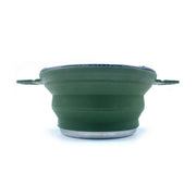 Wolf Outdoors EzyStow Collapsible Cooking Pot 2.5L Olive Green Wolf Outdoors - UK Camping And Leisure