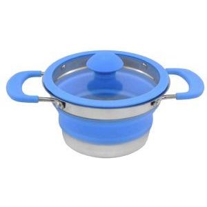 Via Mondo Collapsible Cooking Pan 1L 1165181 Via Mondo - UK Camping And Leisure