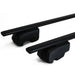 Roof Bars Rack Aluminium Black fits Vauxhall Zafira Life 2019- For Raised Rails Summit - UK Camping And Leisure