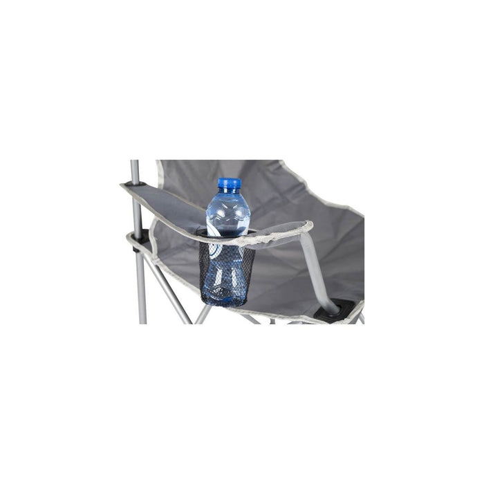 Bo-Camp Folding Chair Compact Steel Grey Bo-Camp - UK Camping And Leisure