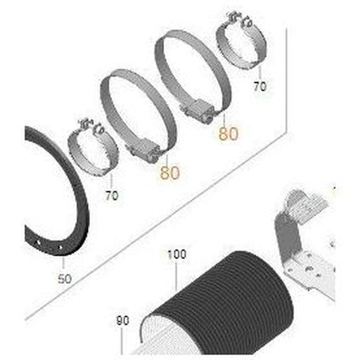 Truma Clip For Frostair Cold Duct 39050-71800 Truma - UK Camping And Leisure