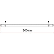 Fiamma Rail Quick 200 Red Fast & Secure Bike Transportation Fiamma - UK Camping And Leisure