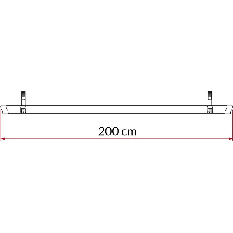 Fiamma Rail Quick 200 Red Fast & Secure Bike Transportation Fiamma - UK Camping And Leisure