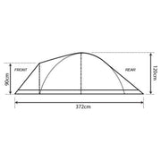 Outdoor Revolution Q 3.0+ 3 Person Family Tent Outdoor Revolution - UK Camping And Leisure
