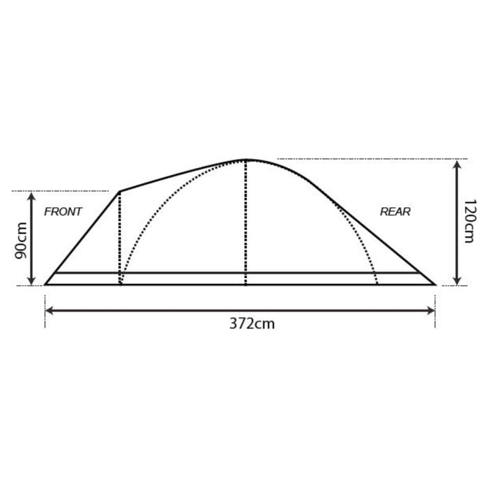 Outdoor Revolution Q 3.0+ 3 Person Family Tent Outdoor Revolution - UK Camping And Leisure