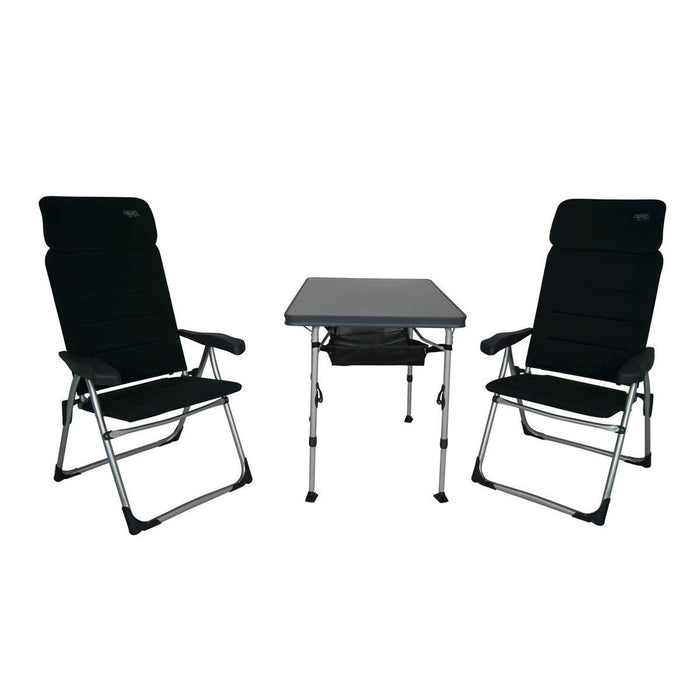 Crespo Furniture Set AA-213 Air Elite Grey Crespo - UK Camping And Leisure