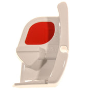Fiamma F45s Left Hand Pelmet Cap White (98655-556) Fiamma - UK Camping And Leisure