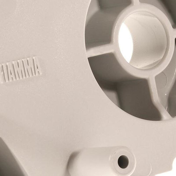 Fiamma F80s Left Hand Inner End Cap White (98673-201) Fiamma - UK Camping And Leisure