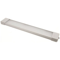 Trio 370 Switched LED Light Grey Surface Mount