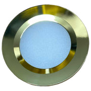 Slim Gold LED Downlight for Recess Mount (Warm White / No Switch) Aten Lighting - UK Camping And Leisure