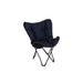 Bo-Camp Industrial Collection Butterfly Chair Himrod Blue Bo-Camp - UK Camping And Leisure
