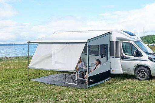 Isabella Shade Screen 300 x 145 for Wind Out Awning | porch