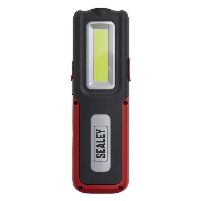 Sealey Rechargeable Inspection Lamp Red 5W COB+3W LED+Power Bank LED318R Sealey - UK Camping And Leisure