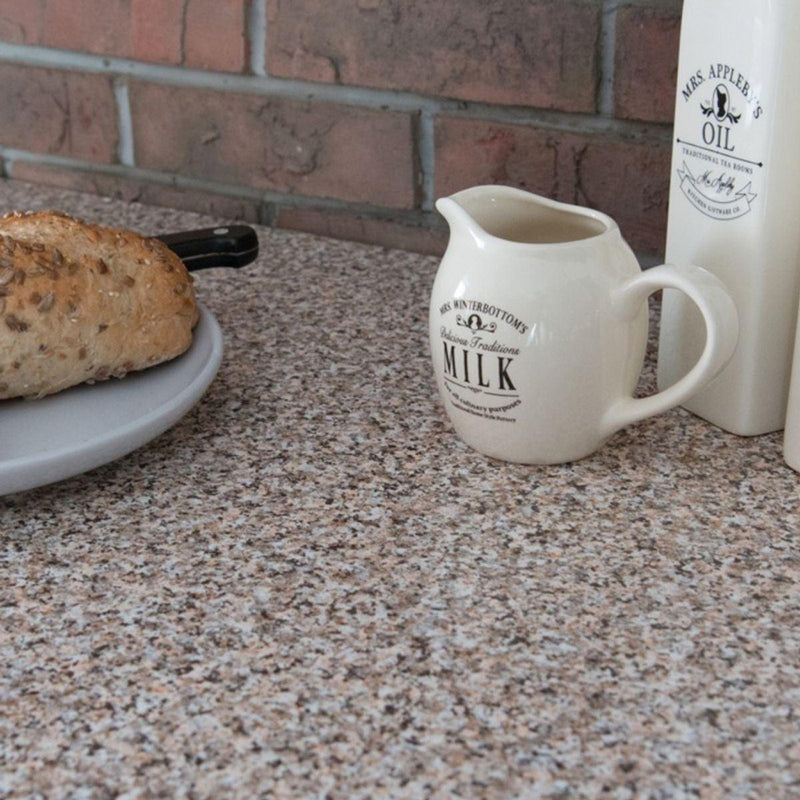 AG Self Adhesive Film Granite Beige 67 5cm x 2m AG - UK Camping And Leisure