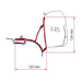 Fiamma F45S Awning, Fixing Bracket, Bike Carrier Bundle for VW T6 LWB Vans Fiamma - UK Camping And Leisure