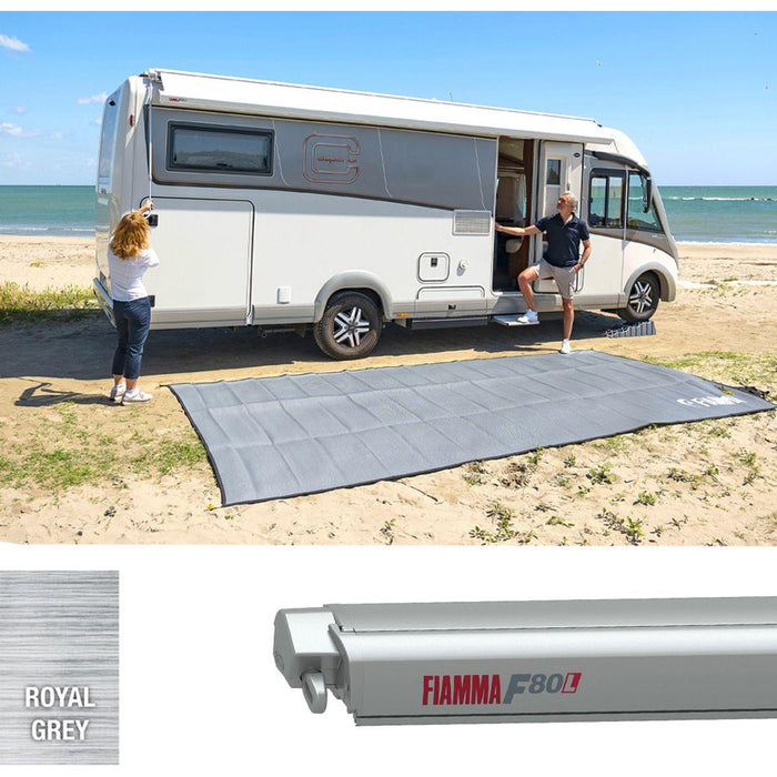 Fiamma F80L 450 Awning Titanium Royal Grey Fiamma - UK Camping And Leisure