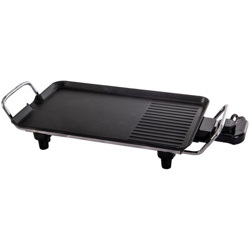 Large low wattage healthy griddle (40 x 23.5 x 9cm) K0012 Quest - UK Camping And Leisure