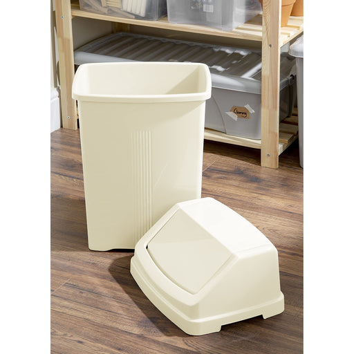 Casa 8L Swing Bin Cream 17007 Wham - UK Camping And Leisure