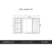 Outdoor Revolution Airedale 7.0S Air Tent 7 Berth Family Tent Inc Footprint - View 18
