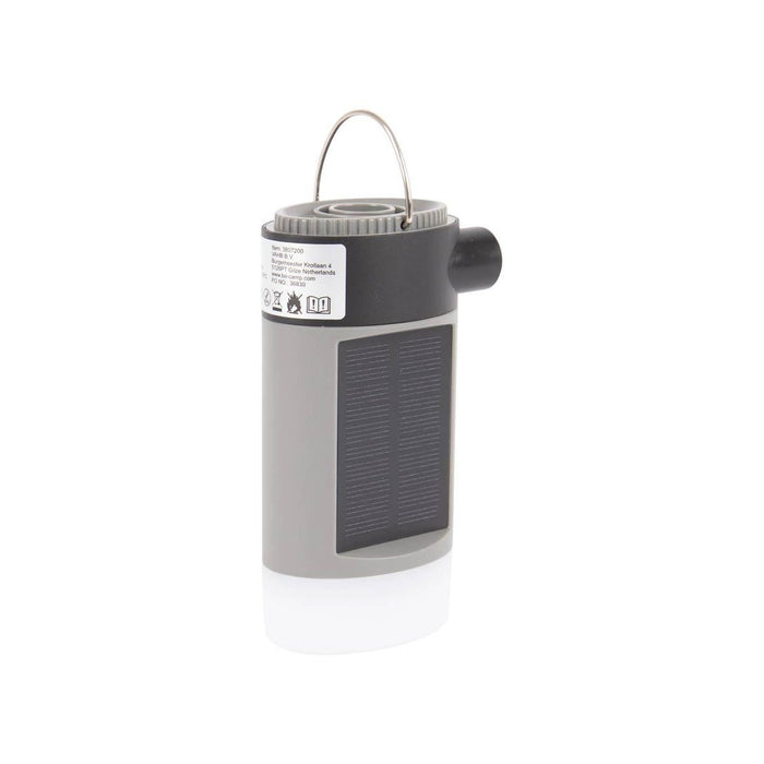 Bo-Camp Pump Lamp Power Bank Solar Rechargeable 180 Lumen Bo-Camp - UK Camping And Leisure