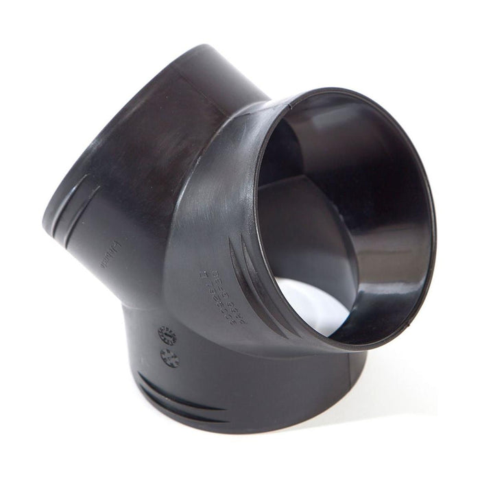 Whale Air Duct Fitting Equal 'Y' Piece 90mm x 90mm x 90mm Black Whale - UK Camping And Leisure