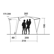 Outwell Pine Hills Awning Grey Outwell - UK Camping And Leisure