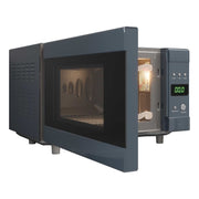 20L Flatbed Microwave in Grey Nova - UK Camping And Leisure