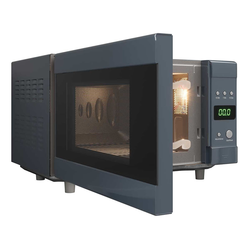 20L Flatbed Microwave in Grey Nova - UK Camping And Leisure
