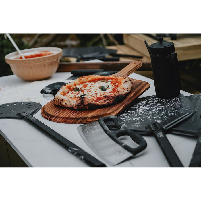 12 Perforated Pizza Peel GP090703 Gino D'Acampo - UK Camping And Leisure