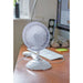 Draper 230V Clip-On Desk Fan, 6"/150mm, 15W 08710 Draper - UK Camping And Leisure