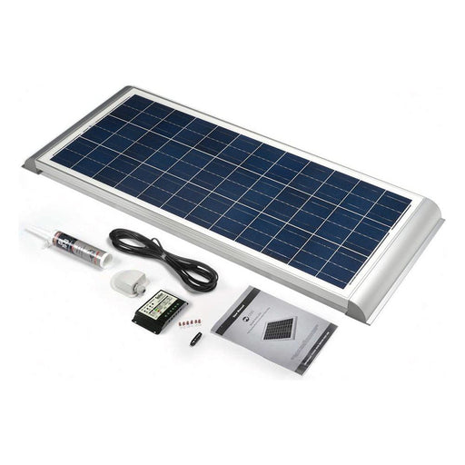 Solar Technology 80W Solar Panel With Aero Profile & Kit STPMH80AE PV Logic - UK Camping And Leisure