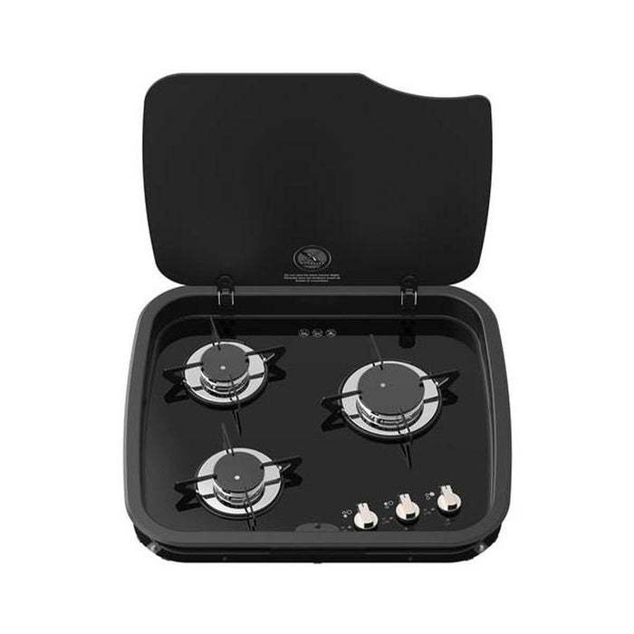 Thetford Topline Series 169 3 Burner Hob with Shut off Lid Thetford - UK Camping And Leisure