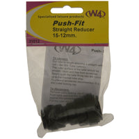 MDS1203 W4 push fit straight Reducer 15mm 31512