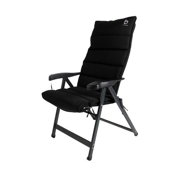 Bo-Camp Chair Cushion Universal Padded Olefin Black