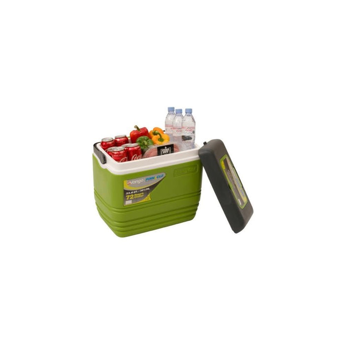 Vango Pinnacle 32L 72HR Green Picnic Camping Food Drink Cool Box Cooler