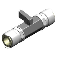 Whale Brass Shut Off Valve 15mm for Motorhomes & RVs