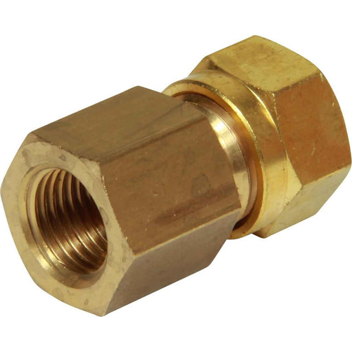 AG Brass Female Stud Coupling 10mm x 1/4" BSP AG - UK Camping And Leisure