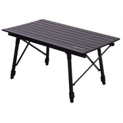 Quest Elite Brenig Slatted Black Camping Table Quest - UK Camping And Leisure