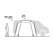 Easy Camp Utne Driveaway Awning Campervan Low (180-200cm) - View 8