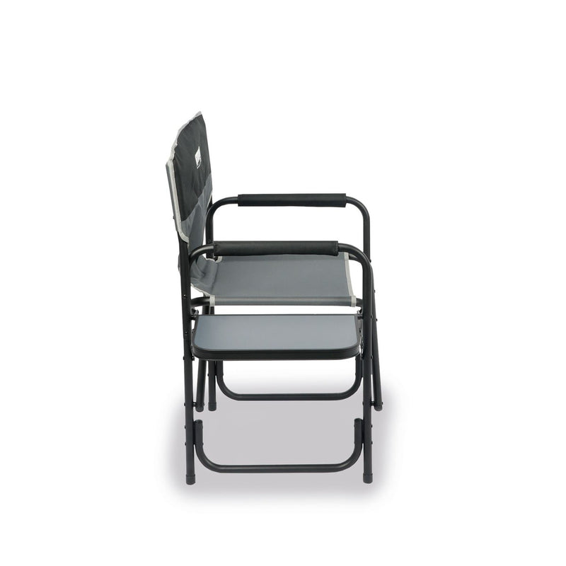 Quest Autograph Surrey Directors Camping Chair (Black Edition) Quest - UK Camping And Leisure