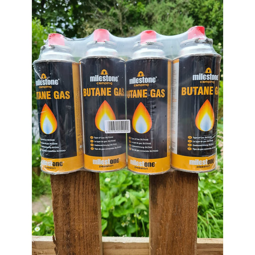 Portable Gas Stove Cartridge (4) 15200 Milestone Camping - UK Camping And Leisure