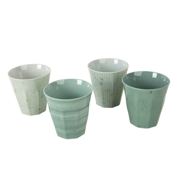 Bo-Camp Tableware Mix & Match Melamine 16 Pieces Green Bo-Camp - UK Camping And Leisure