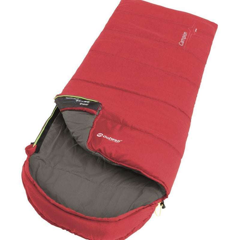Outwell Campion Junior Kid / Childrens Sleeping Bag Red - 2 Season
